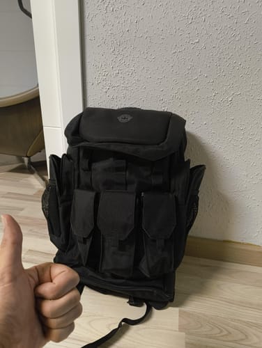 Customer photo review of 32L - Trident Large Motorcycle Sissy Bar Backpack