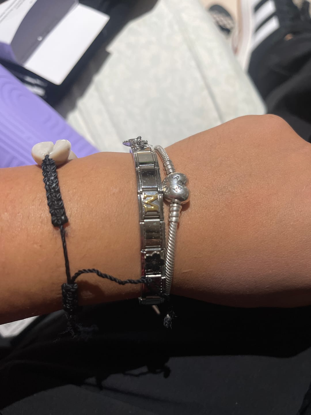 Customer photo review of Charm Letra M