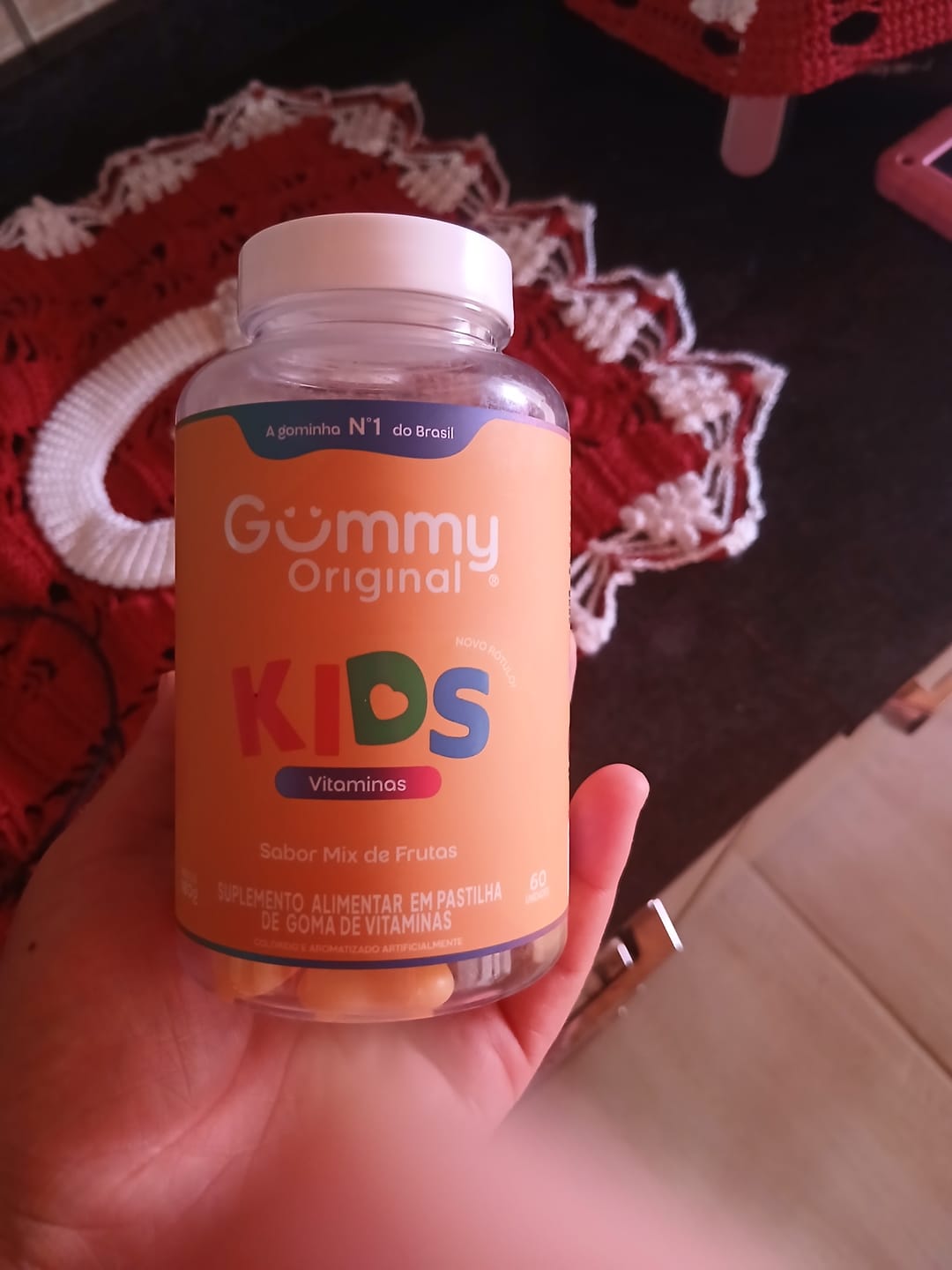 Customer photo review of Gummy Kids Vitamin® - Mix Frutas 180 g