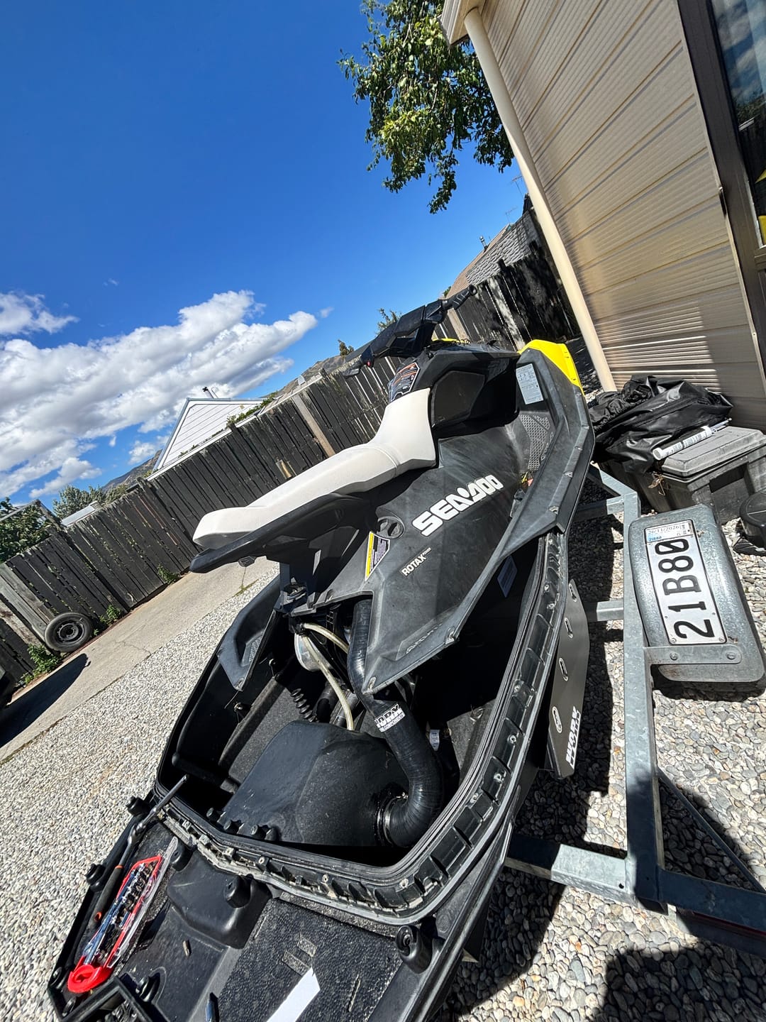 Customer photo review of Seadoo Spark Free Flow Exhaust Kit
