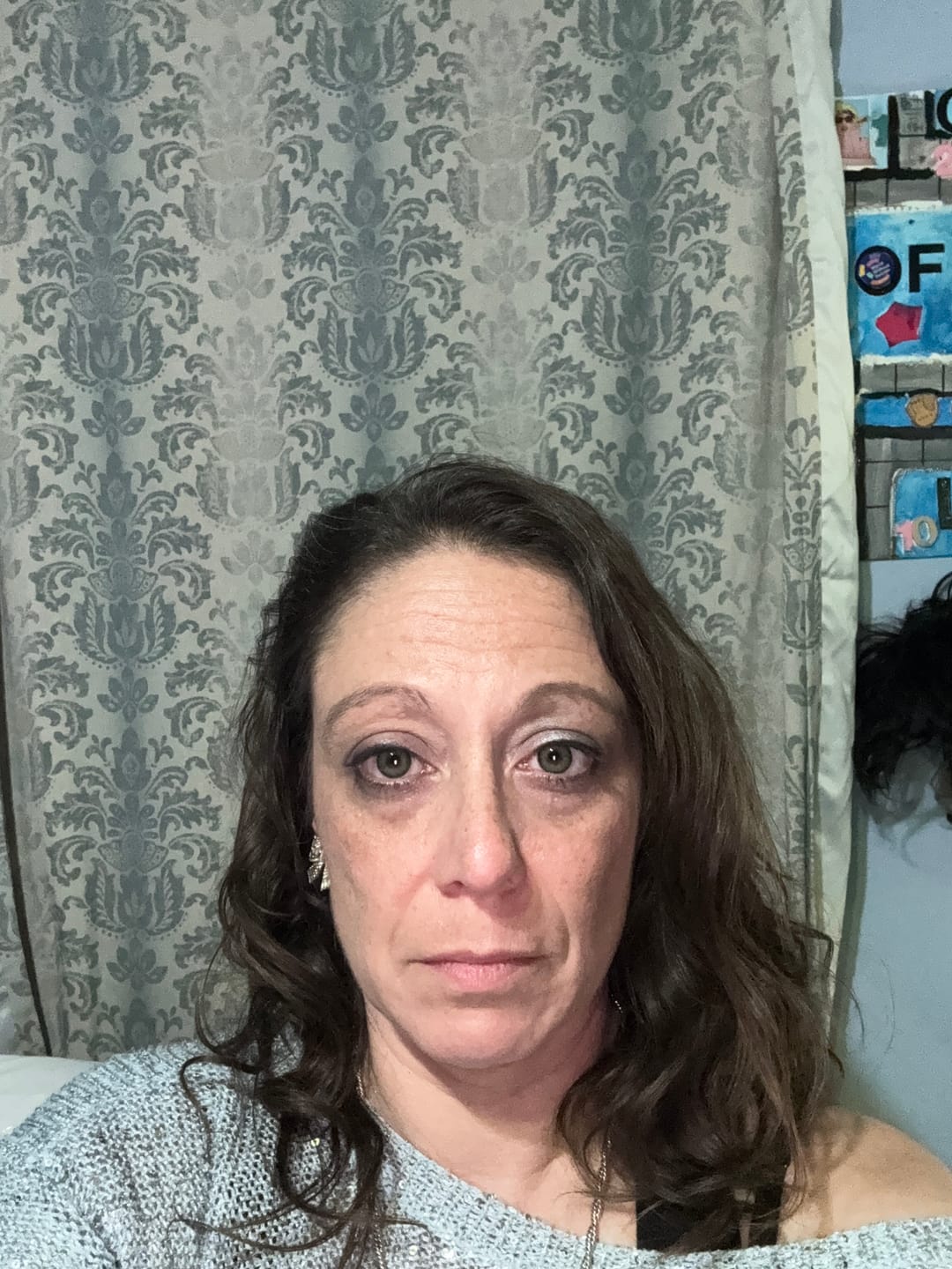 Customer photo review of Perla Green Prescription Colored Contact Lenses