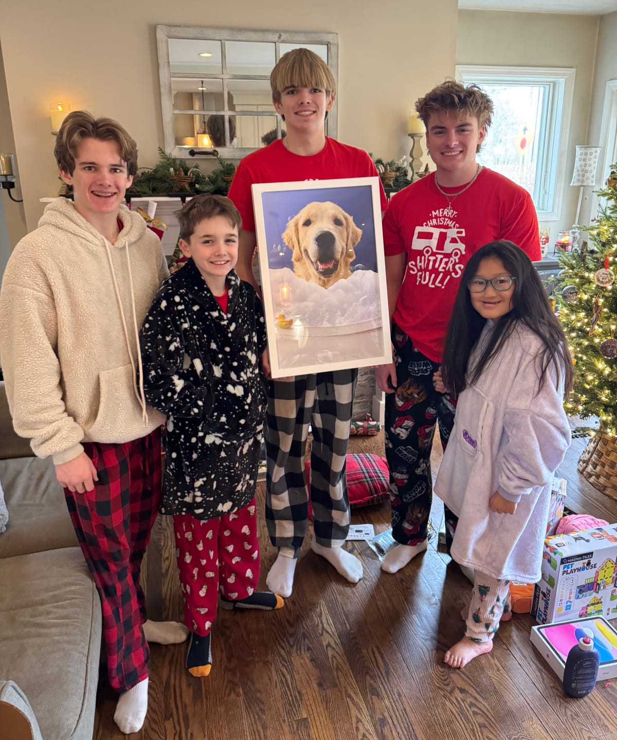 Customer photo review of Fun in the tub - Personalized Poster