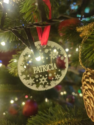 Customer photo review of Weihnachtsdeko mit Schneeflocken