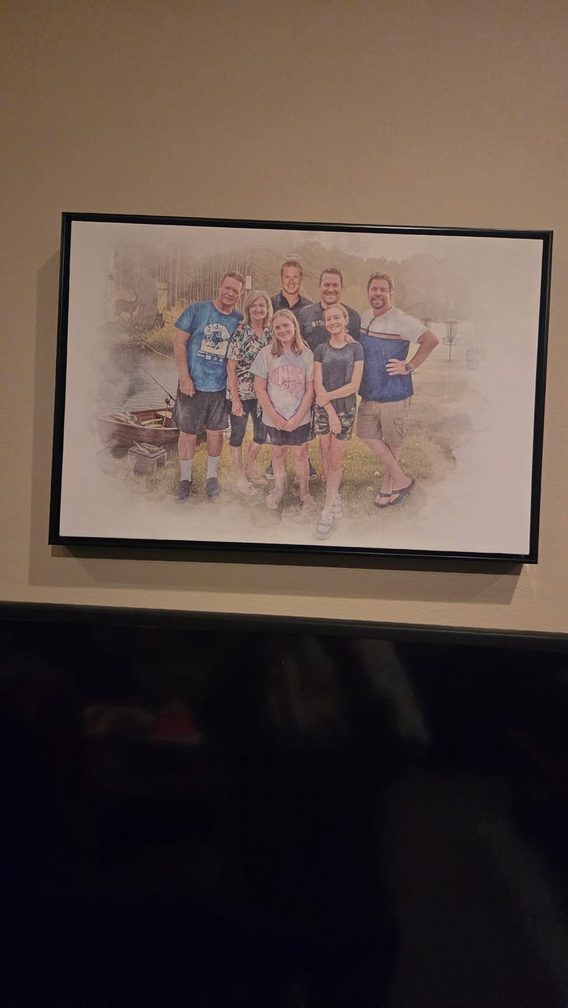 Customer photo review of #1 Memorialize Artist