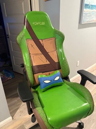 Customer photo review of TMNT Leonardo Limited Edition Gaming Chair - Sentinel Series