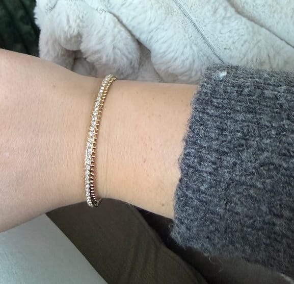 Customer photo review of Crested Bangle