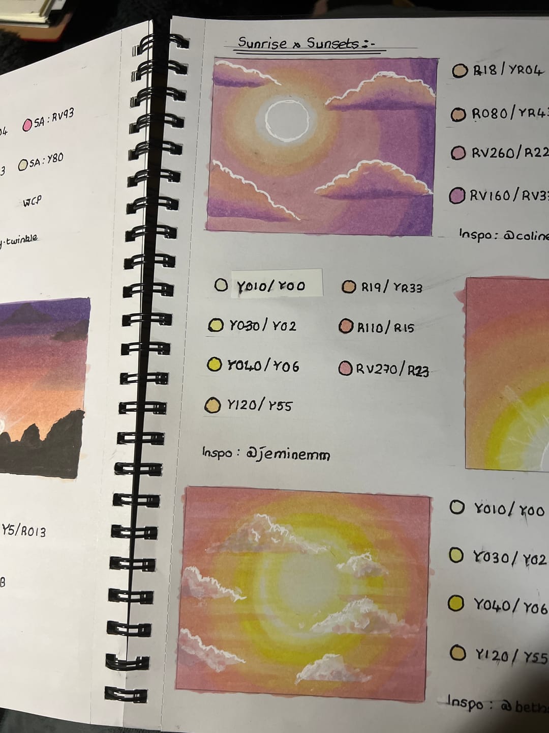 Customer photo review of Ohuhu Bleedproof Double-Sided Marker Pad, Spiral-Bound
