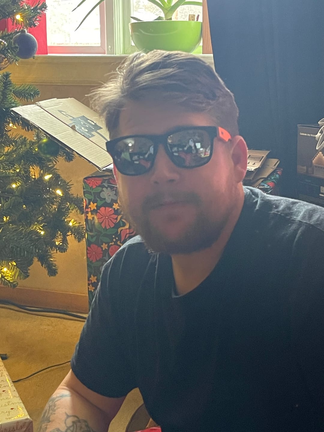 Customer photo review of Orange Crush Cabana Shades