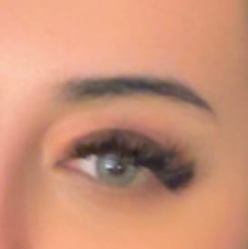 Customer photo review of Citha Hazel Brown Prescription Coloured Contact Lenses