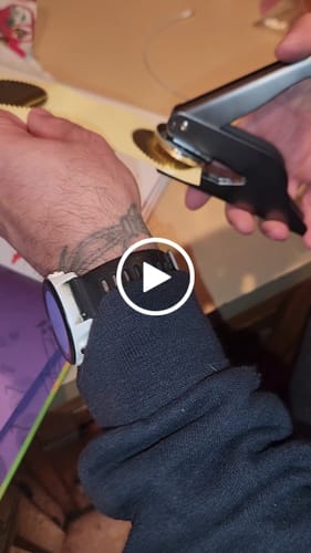 Customer video review of 50 Golden Seal Sticker