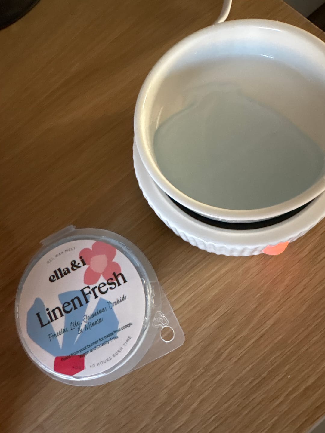 Customer photo review of Linen Fresh Gel Melt