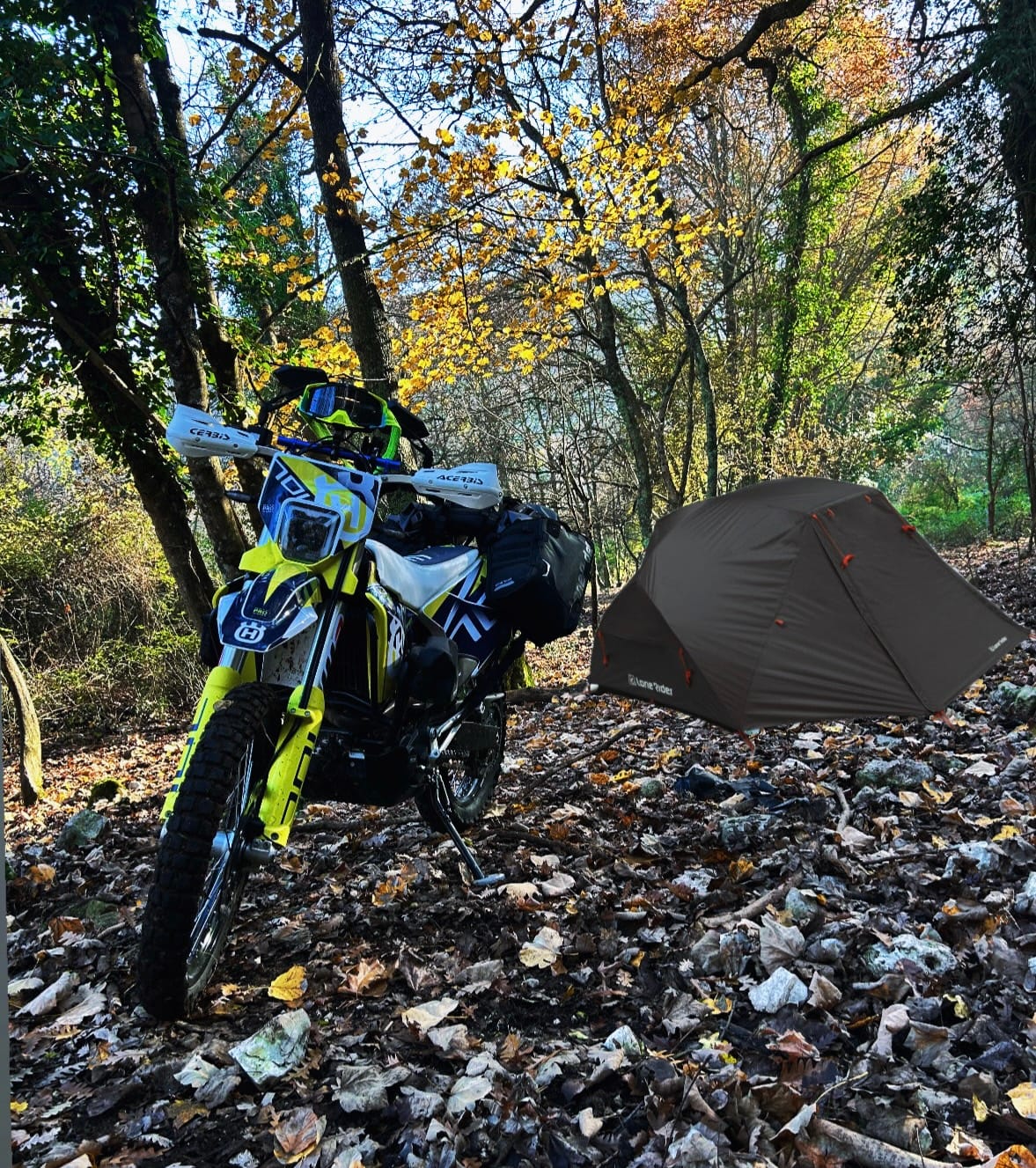 Customer photo review of ADVTent - Adventure Motorcycle Tent