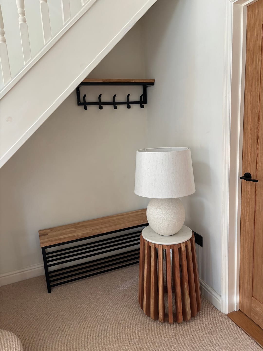 Customer photo review of Hallway Boot Bench