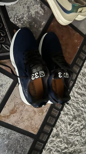 Customer photo review of ELEVATESHOES SPRINT “MIDNIGHT BLUE”