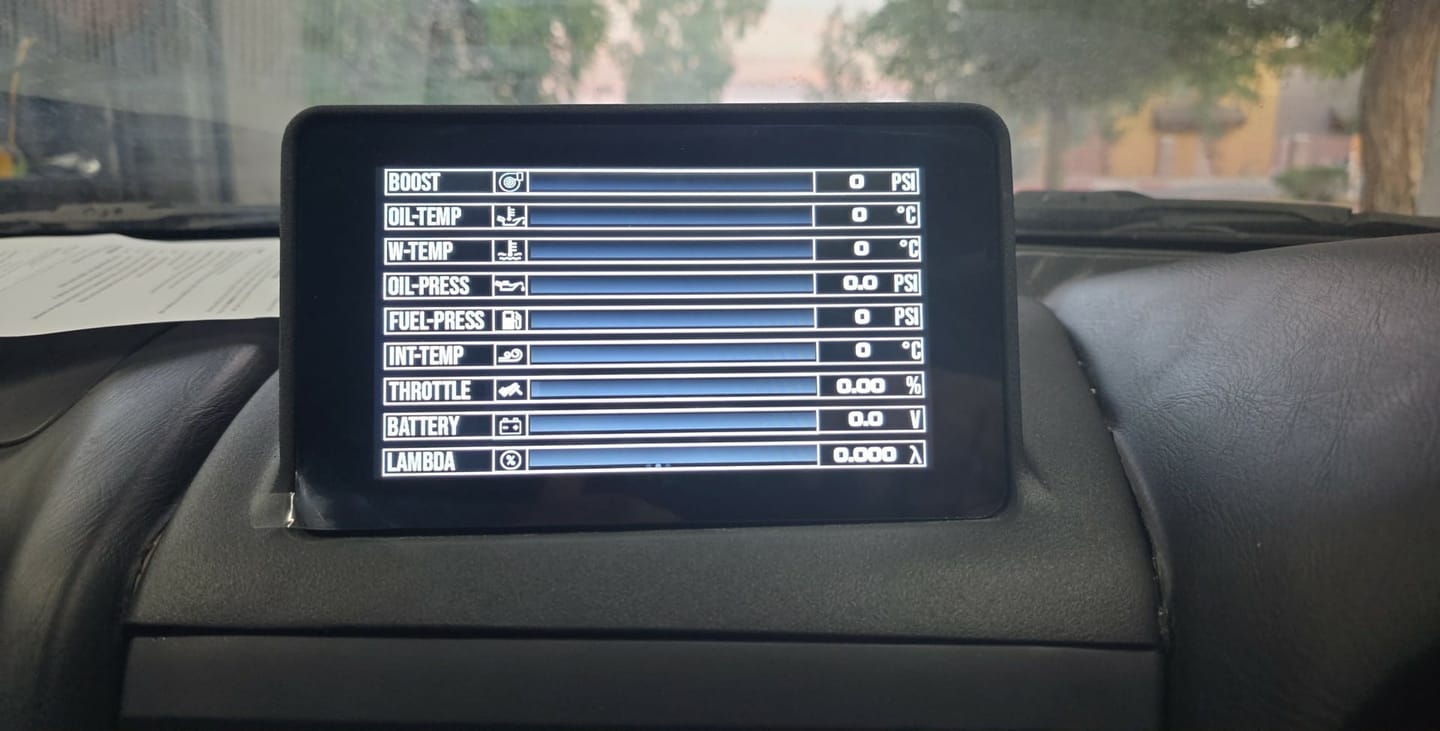 Customer photo review of Nissan Skyline R34 MFD Dash Mount