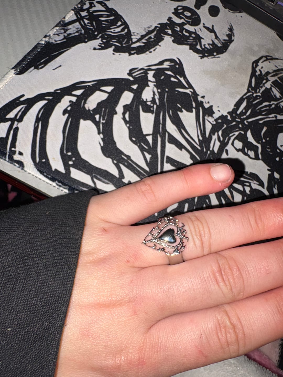Customer photo review of ANTIQUE HEART RING