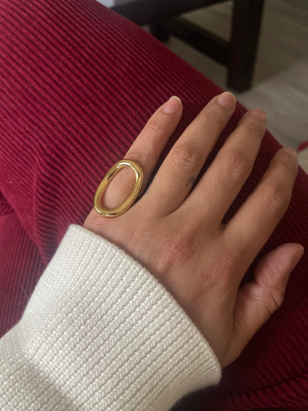 Customer photo review of Moonwave Ring