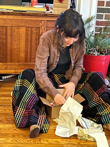 Customer photo review of FRIDA PANTS | FIREFLY CHEX