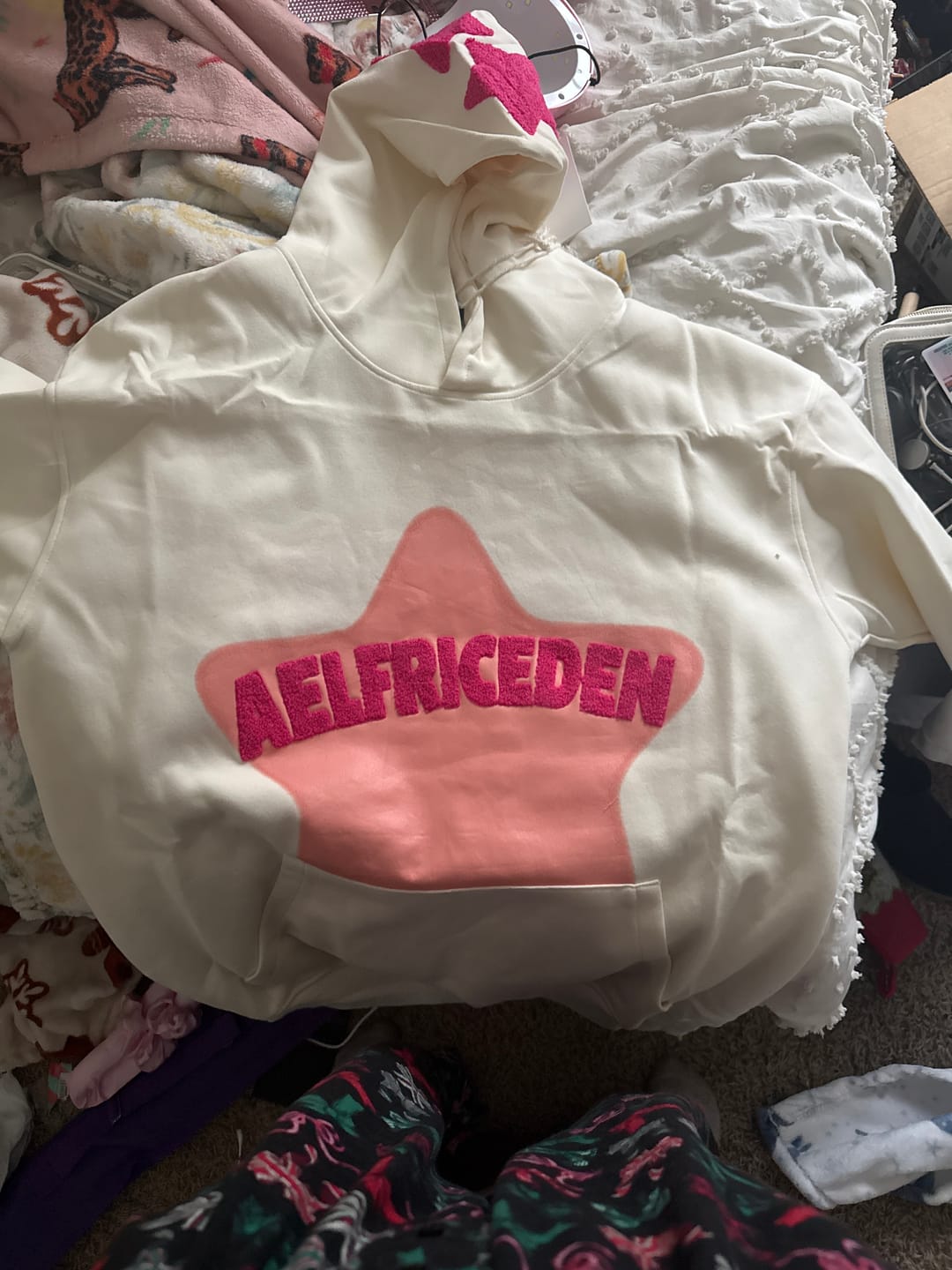 Customer photo review of Aelfric Eden Vintage Embroidery Eden Star V303 Hoodie