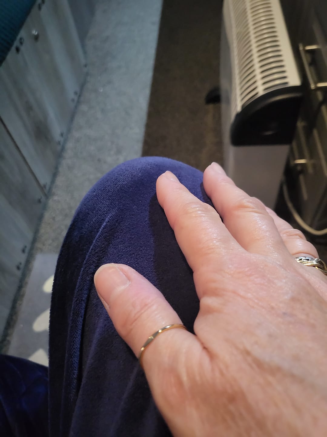 Customer photo review of 14K Gold Tiny Signet Ring