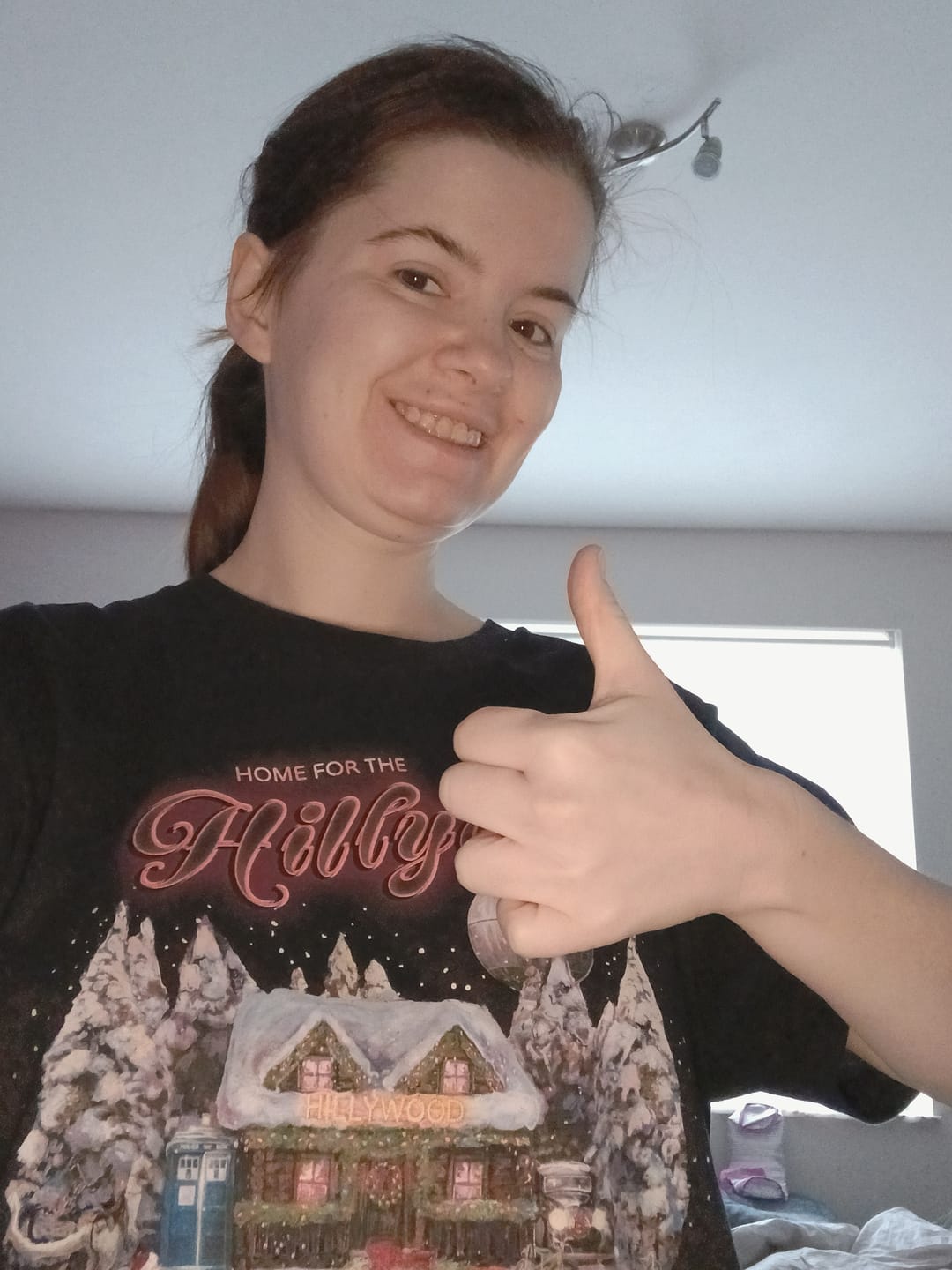 Customer photo review of Home for the Hillydays Short Sleeve Tee