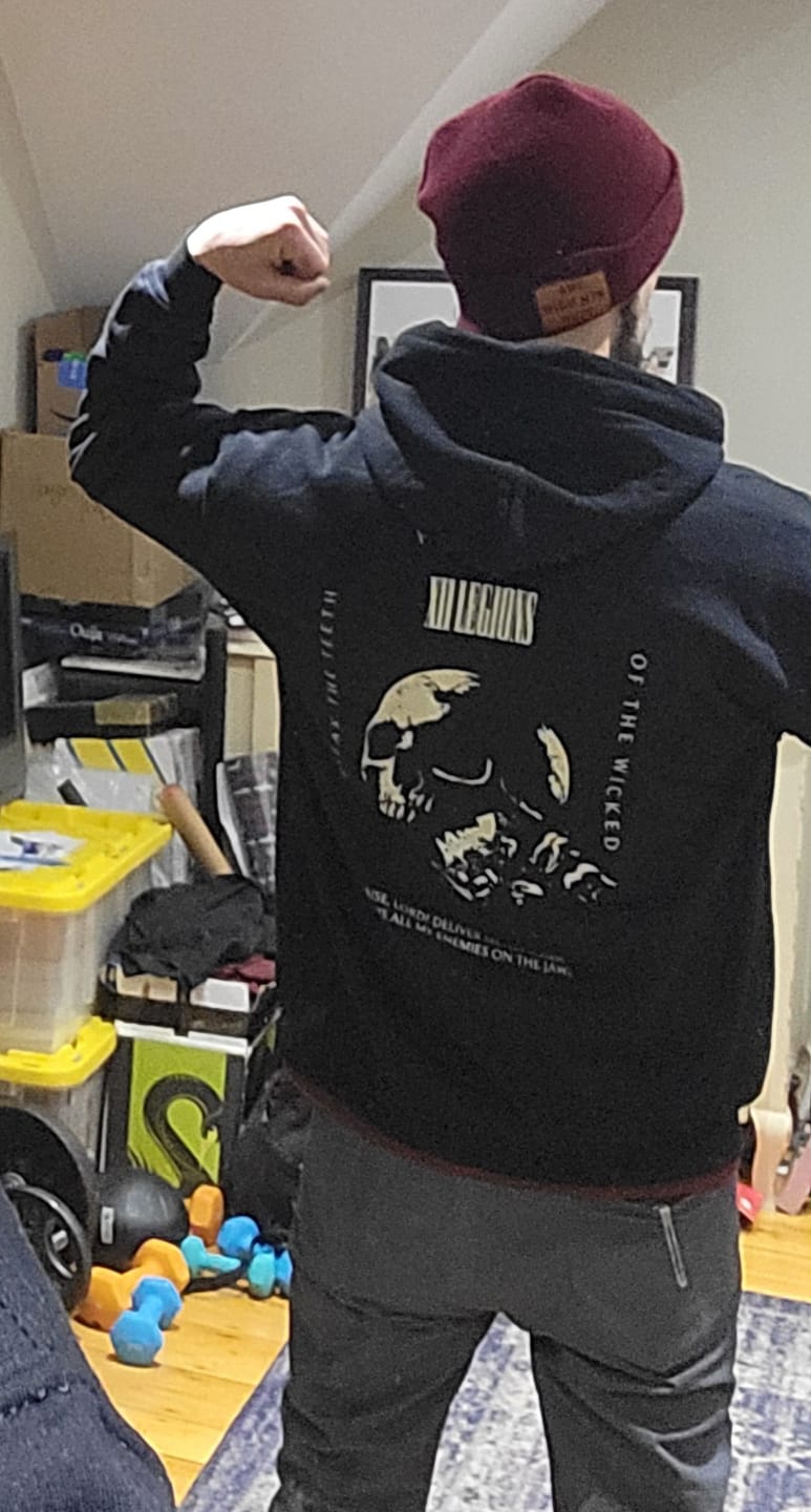 Customer photo review of PSALM 3:7 Hoodie