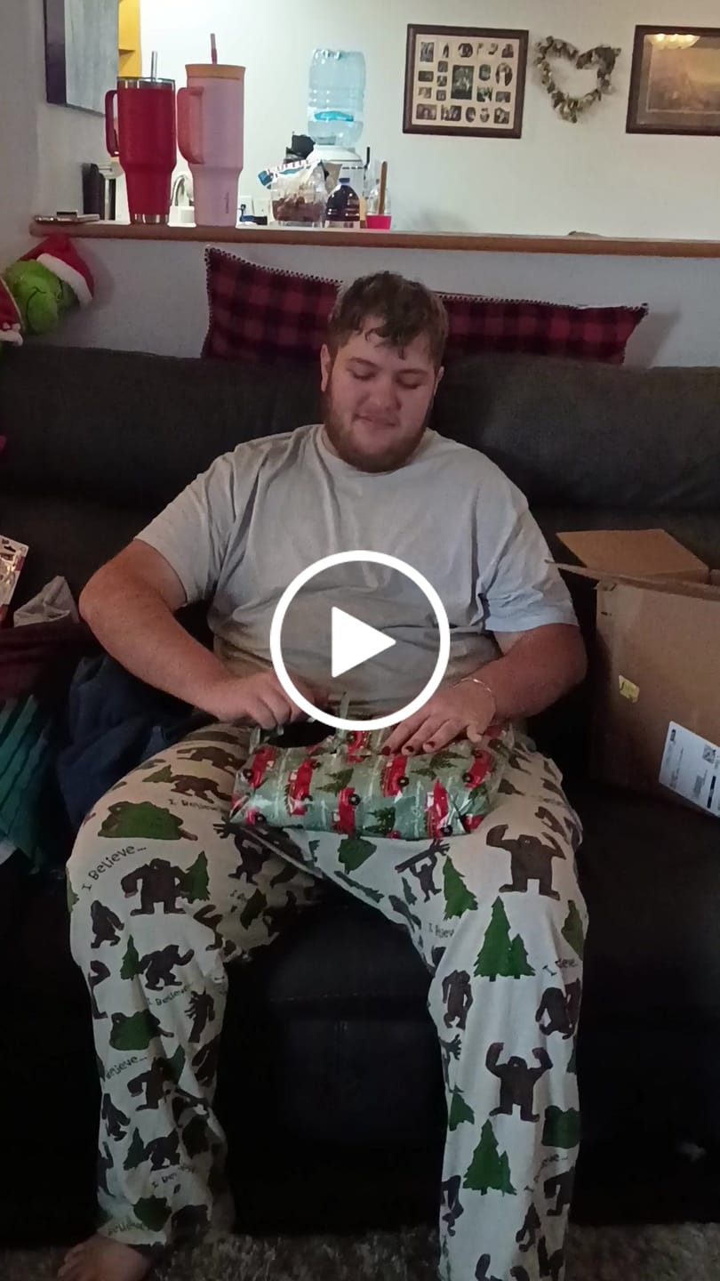 Customer video review of Soulmate Custom Embroidered Photo Hoodie