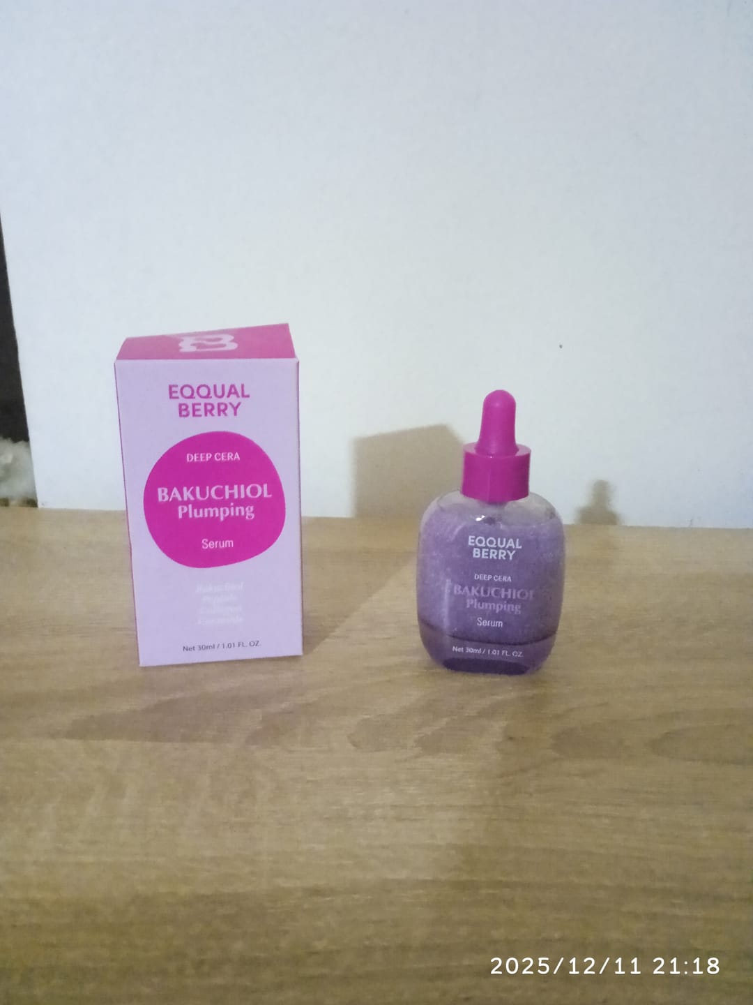 Customer photo review of Eqqualberry - Sérum raffermissant anti-âge - 30ml