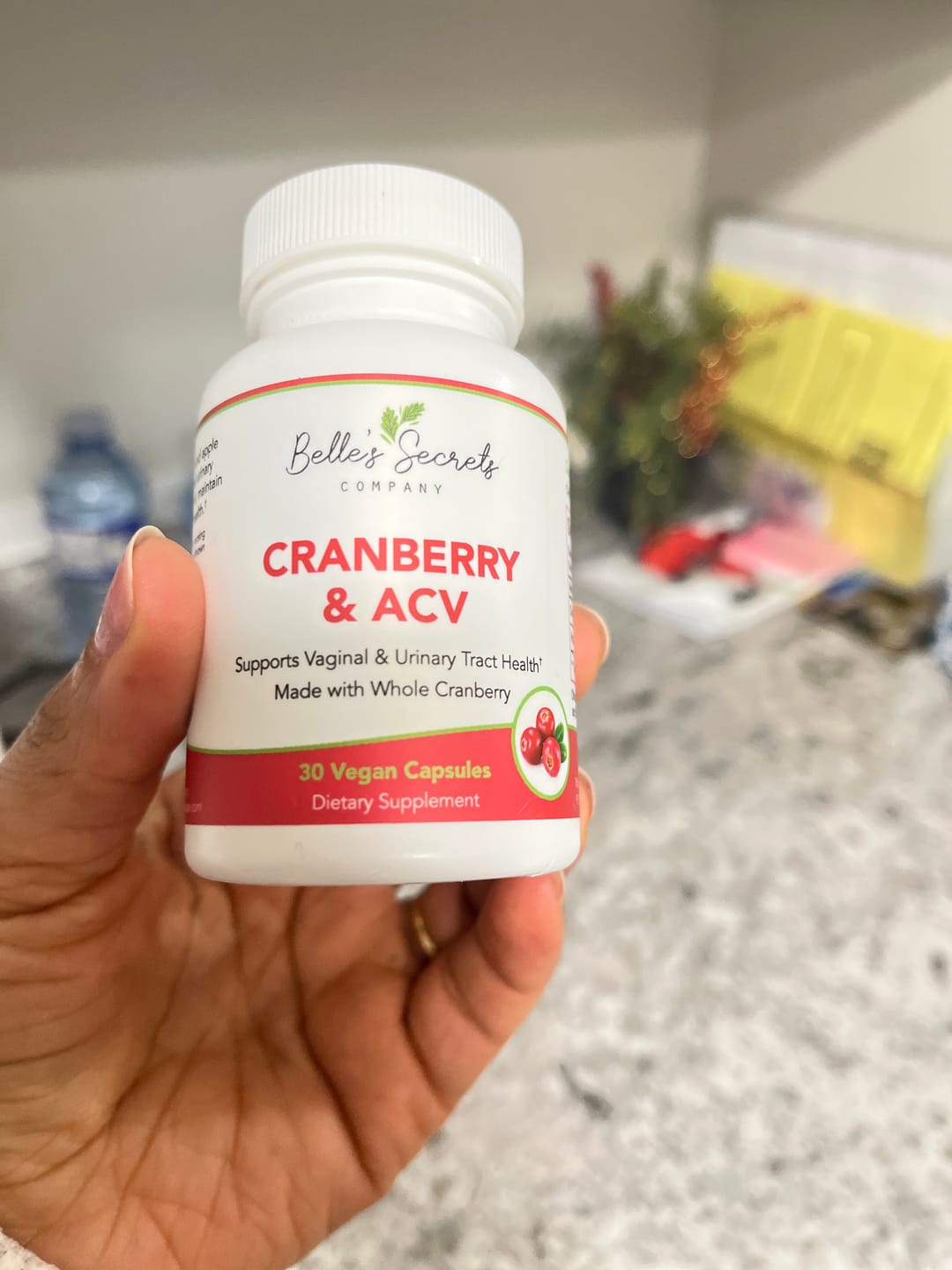Customer photo review of Cranberry & ACV