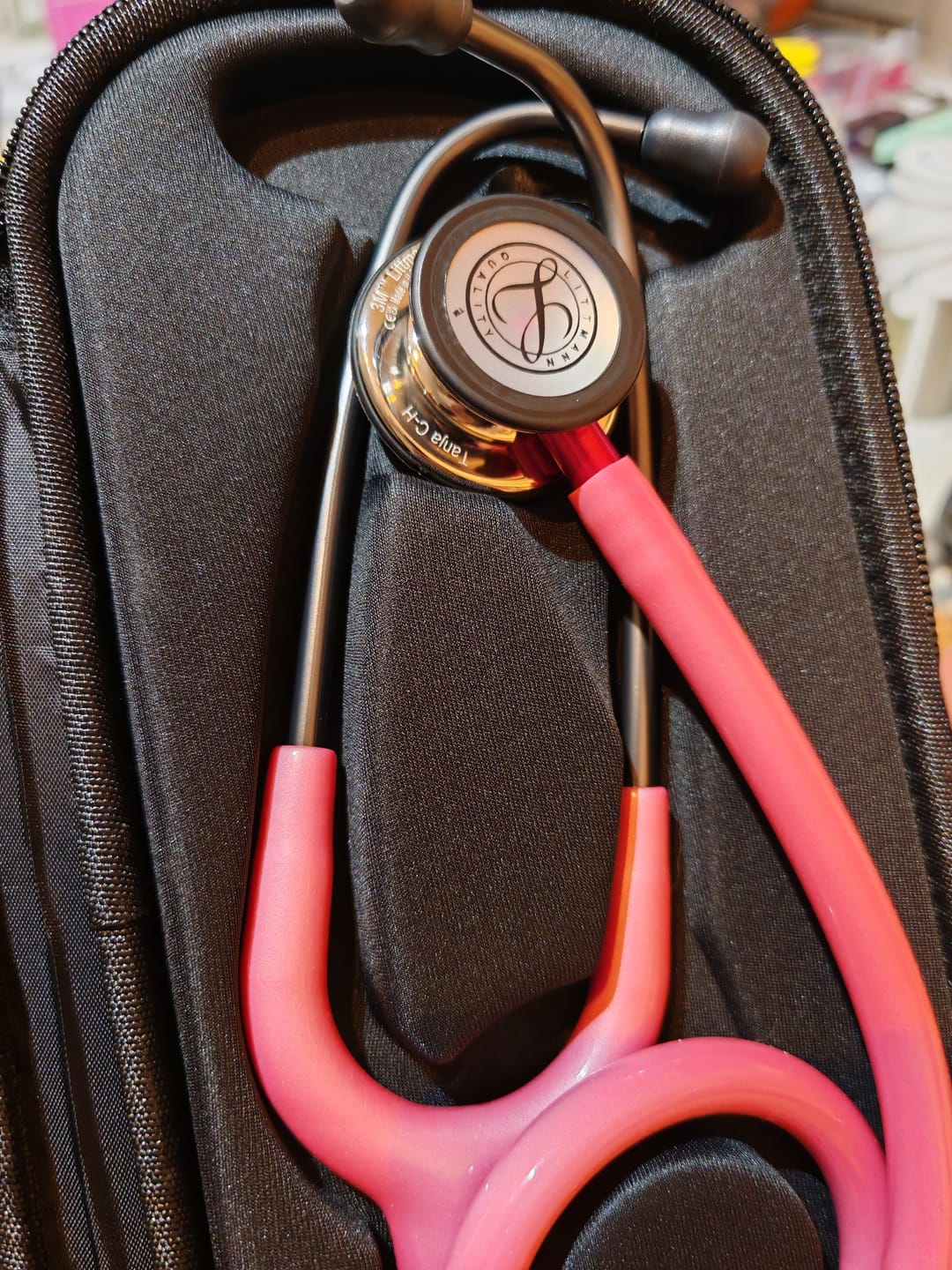 Customer photo review of Littmann Classic III Monitoring Stethoscope: Chocolate & Copper 5809