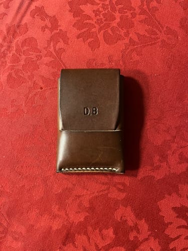 Customer photo review of Slimmad plånbok i äkta läder