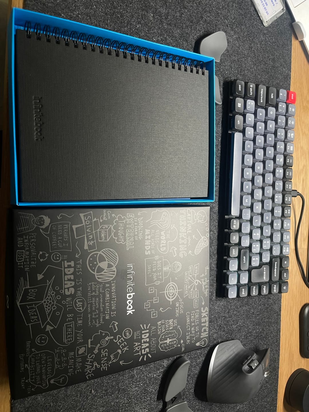 Customer photo review of Infinitebook Planner A5 Texture