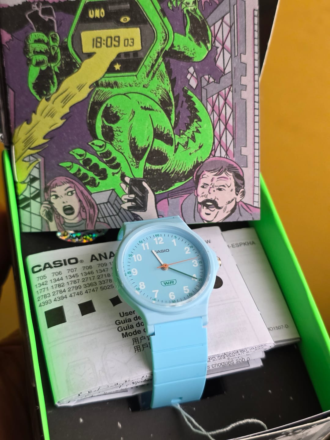 Customer photo review of Reloj Casio Vintage LQ-24B-2B Bio Resina Azul 31,5mm