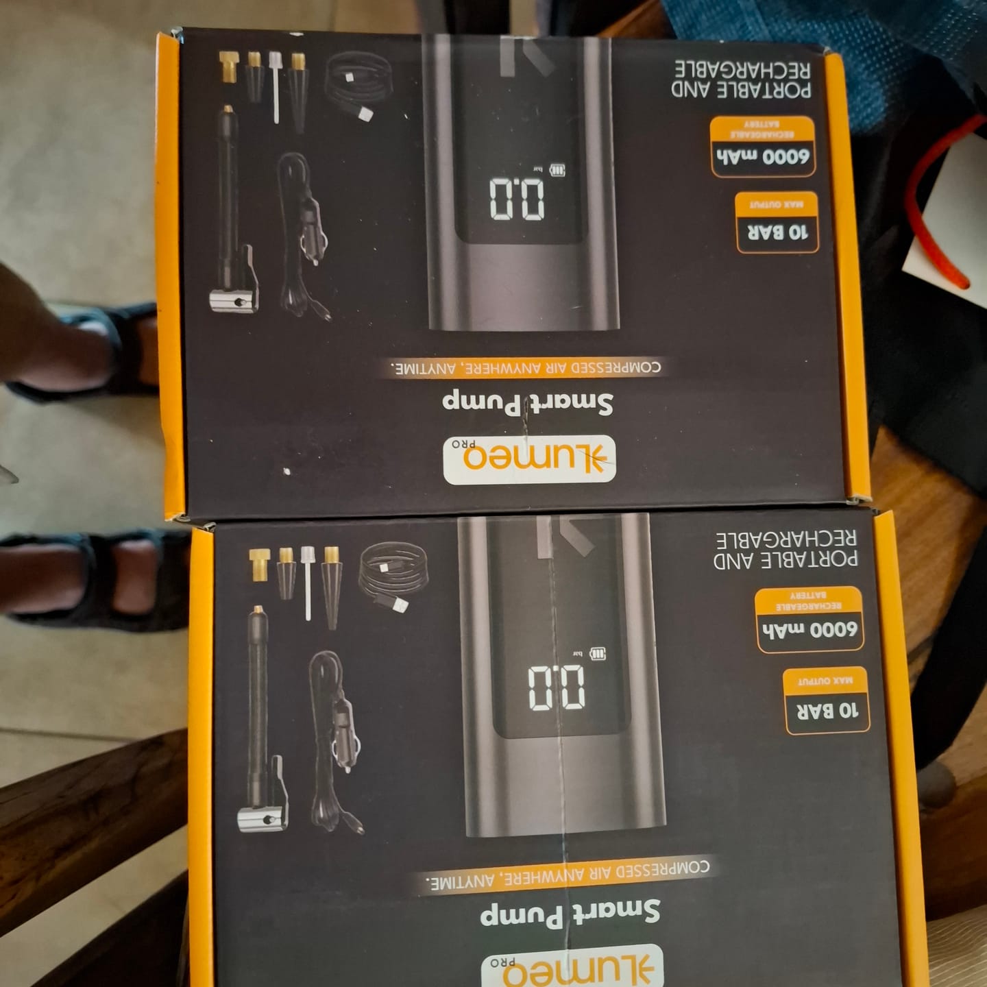 Customer photo review of Lumeo Pro Smart Pump Xtreme - With Jump Starter B2G1F