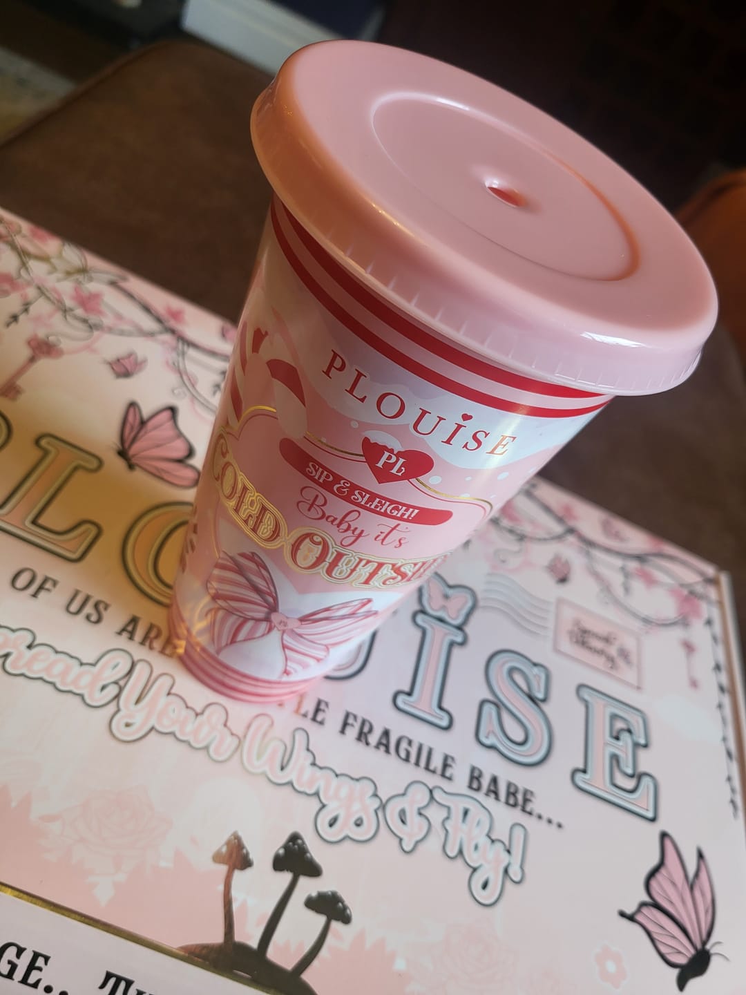 Customer photo review of P.Louise Baby Its Cold Outside And Santas Little Helper Sippy Cups