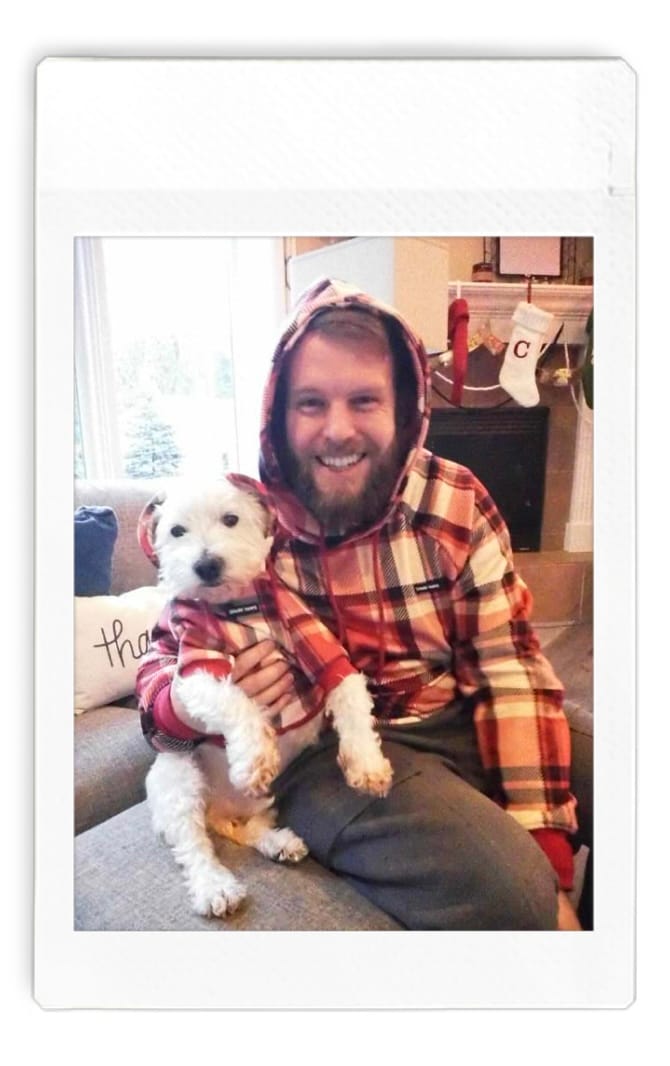 Customer photo review of Plaid Human Hoodies