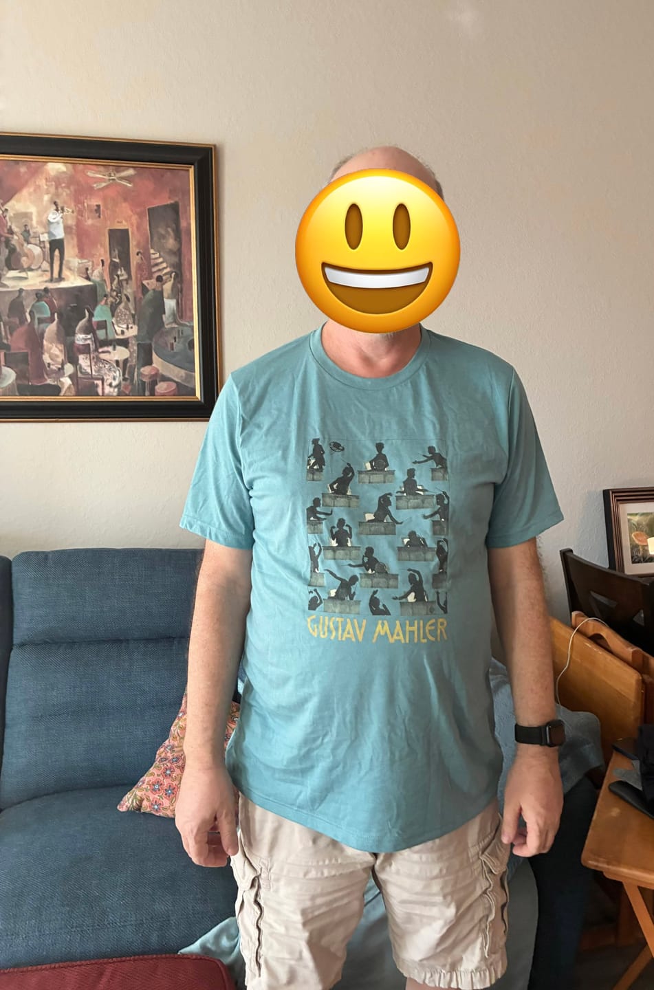 Customer photo review of Mahler: The Conductor T-Shirt