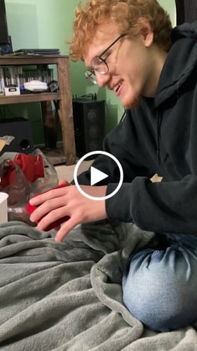 Customer video review of Custom Engraved Photo Secret Letter Message