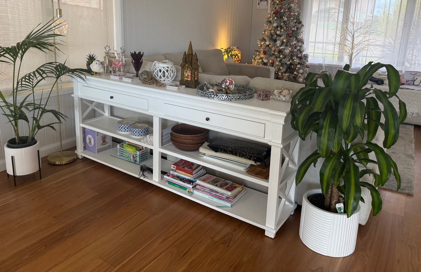 Customer photo review of North Harbour Large Console Table