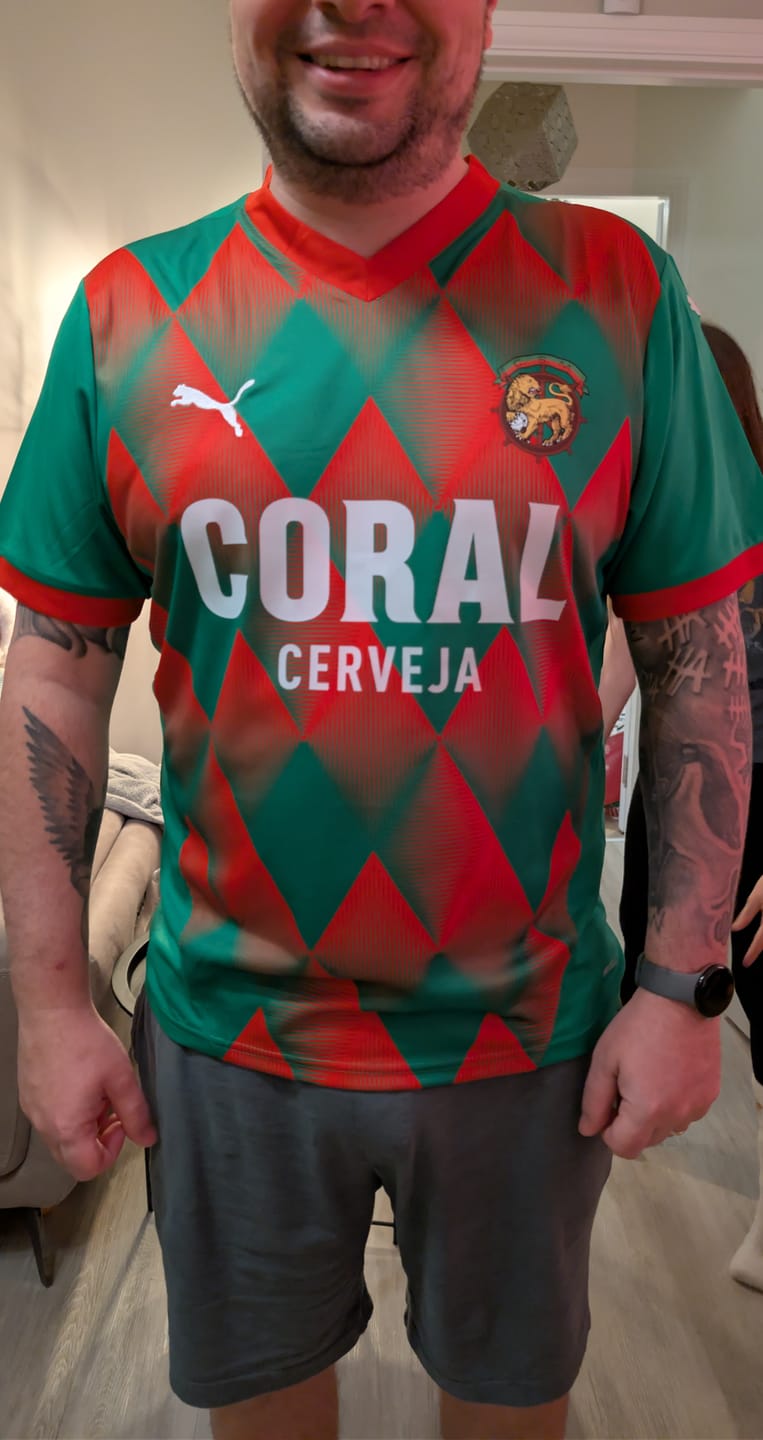 Customer photo review of Mens Secret Football Shirt