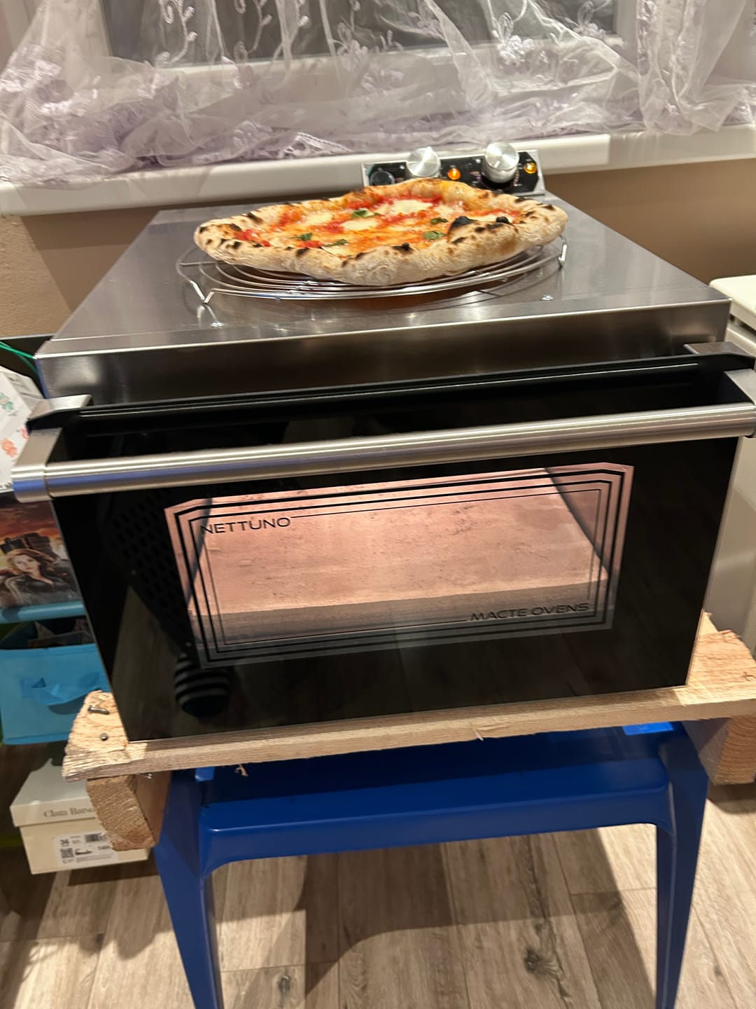 Customer photo review of Macte Ovens Nettuno | Forno elettrico per pizza e pane