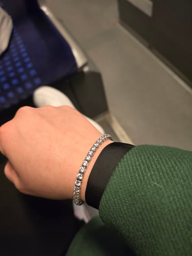 Customer photo review of TENNISBOY BRACELET. - 4MM