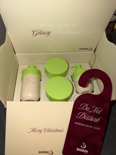 Customer photo review of Glowmas Set Milky Mango Matcha Latte Kiss
