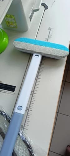 Customer photo review of Pet Hair & Lint Remover with Long Handle