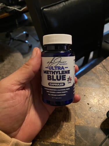 Customer photo review of Ultra Methylene Blue Capsules