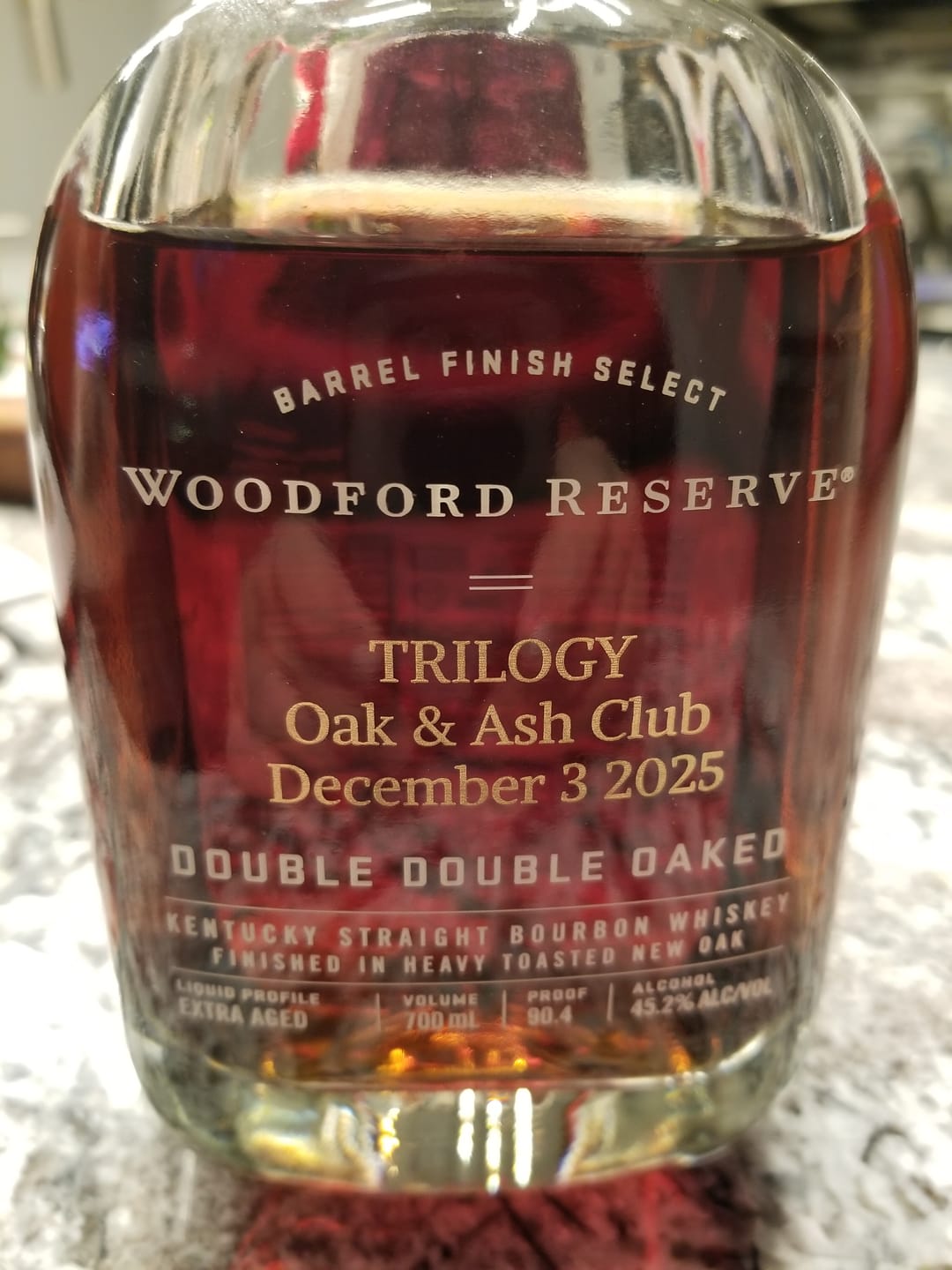 Customer photo review of woodford double double oaked