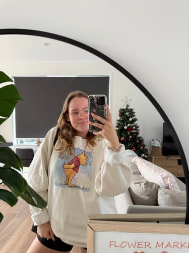 Customer photo review of Vintage 90s Winnie The Pooh Sweatshirt (XL)