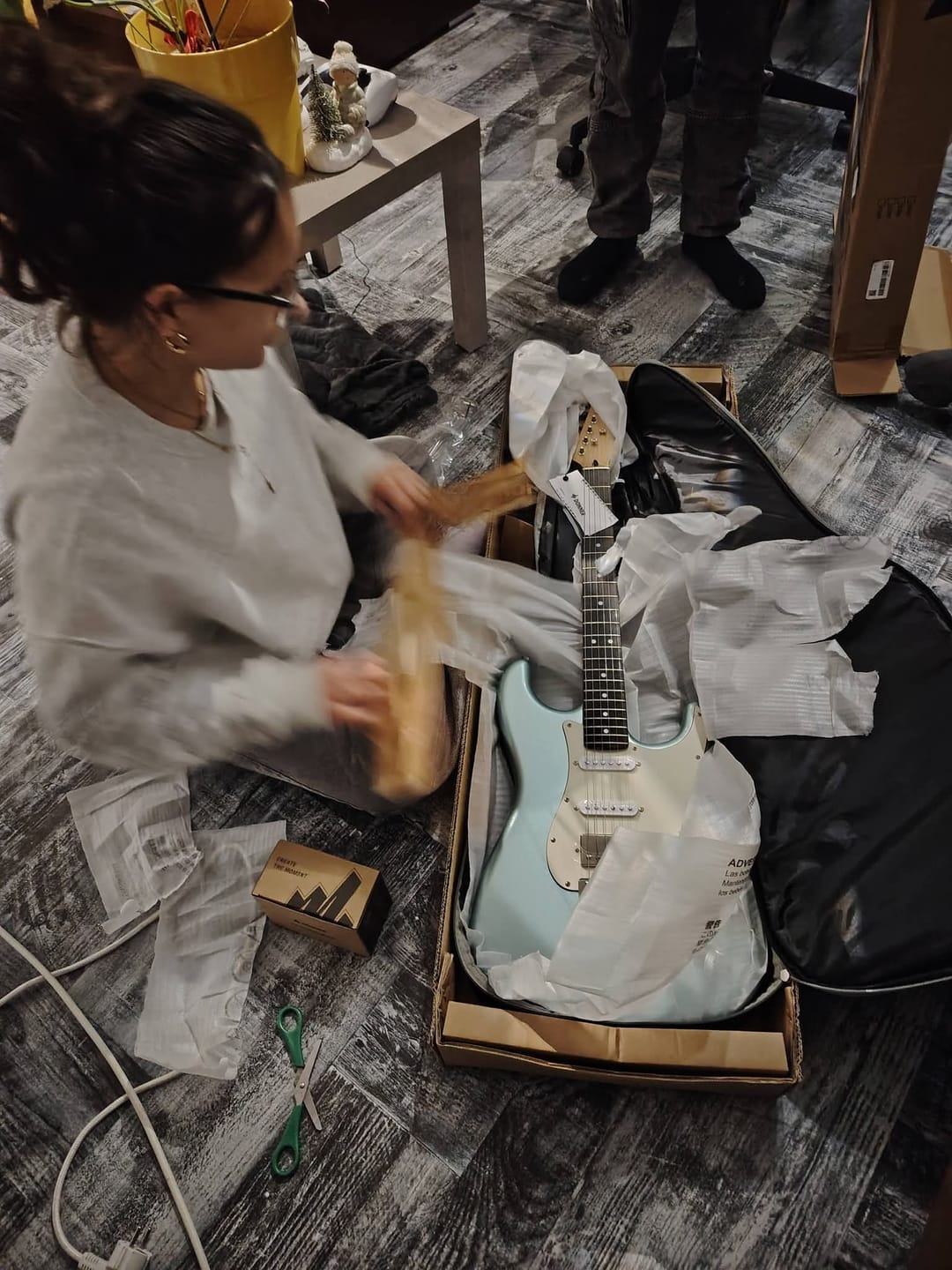 Customer photo review of Donner DST-152 Guitare Électrique avec Ampli et Housse