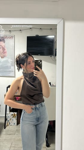 Customer photo review of TOP SATINADO CAFÉ