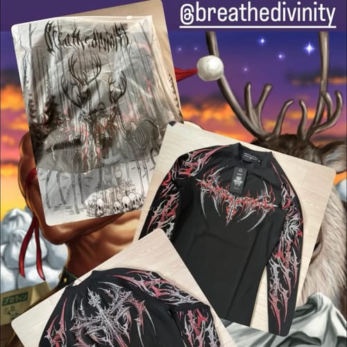 Customer photo review of Void Tech™ Nightfall Longsleeve Compression [HEAVENLY RED]